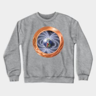 Earth As A Magnet For Fermi Crewneck Sweatshirt